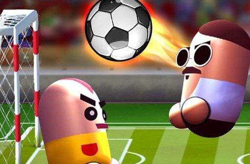 2 player head soccer game