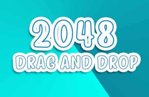 2048 drag and drop