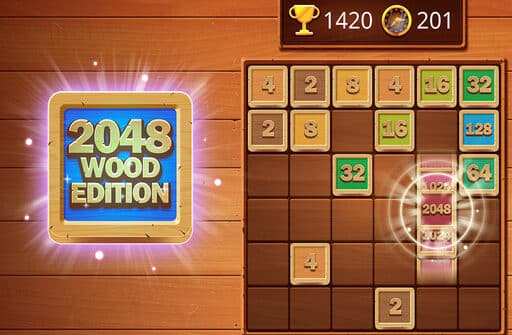 2048 wooden edition