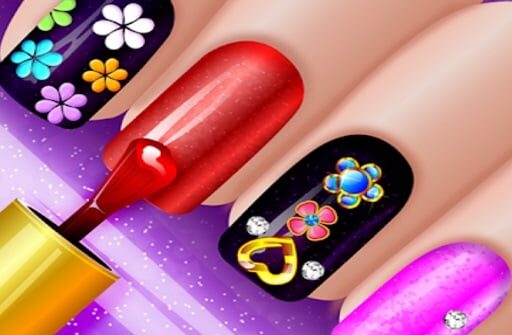 nail salon girl go games