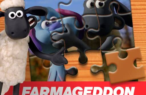 a shaun the sheep movie farmageddon jigsaw puzzle