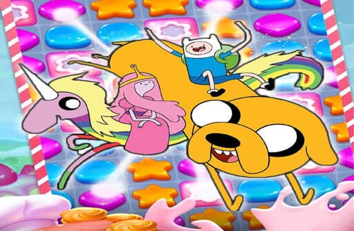 adventure time match 3 games online