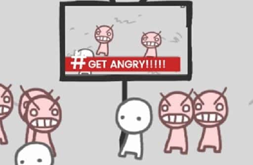 all angry