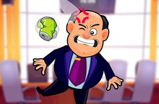 angry boss