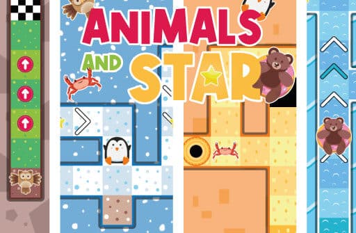 animals and star