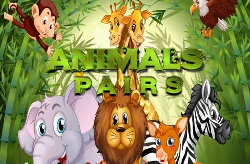 animals pairs match 3 online game