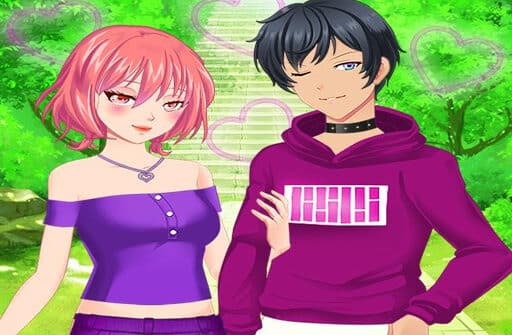 anime couples dress up games