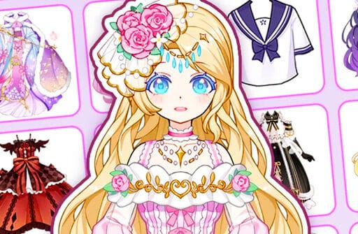 anime princess dress up games