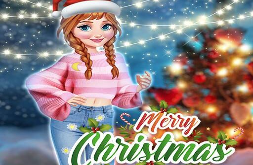 anna frozen christmas sweater design