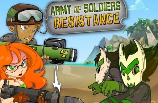 army of soldiers resistance