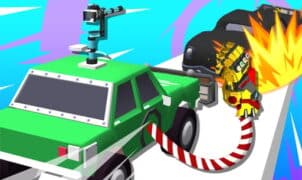 assassin commando car driving power rangers adventure dash