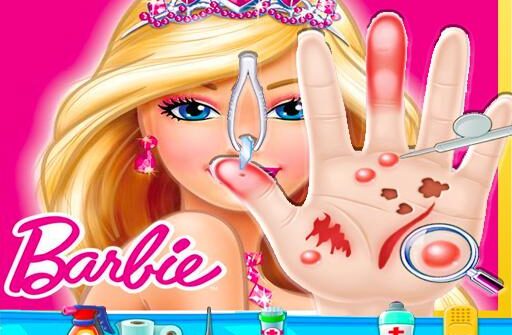 barbie hand doctor fun games for girls online