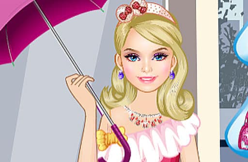 barbie rainy day