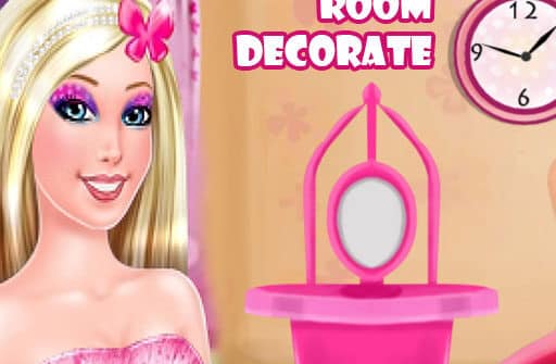 barbie room decorate