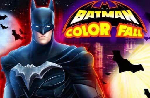 batman color fall puzzle game