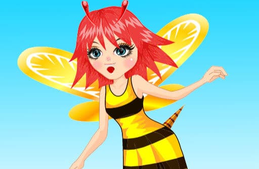 bee girl dress up