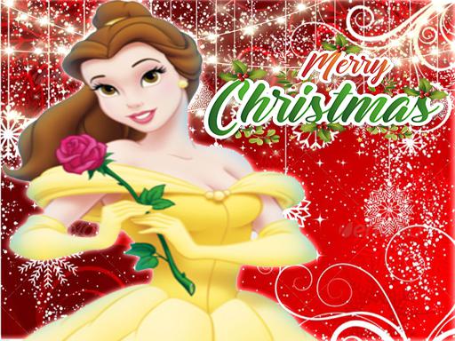 belle princess christmas sweater dress up