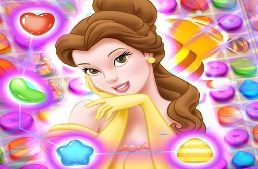 belle princess match 3 puzzle