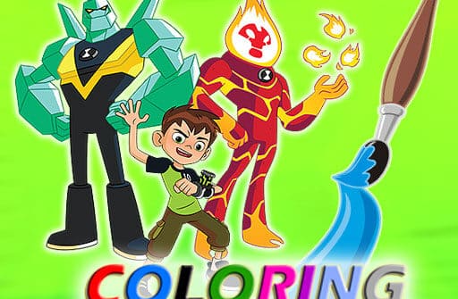 ben 10 coloring