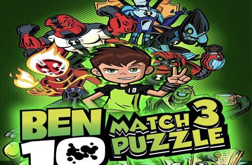 ben 10 match 3 puzzle challange