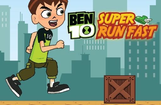 ben 10 super run fast