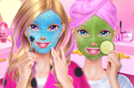 best friends sleepover party makeover game