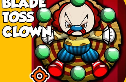 blade toss clown