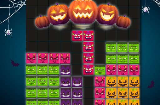 blocks puzzle halloween