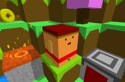 blocky rush downhill