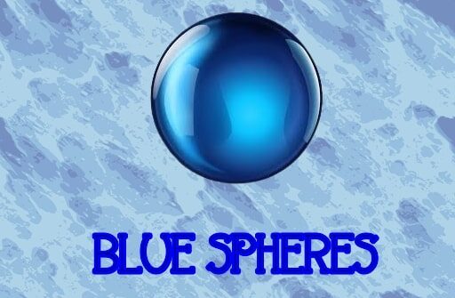 blue spheres