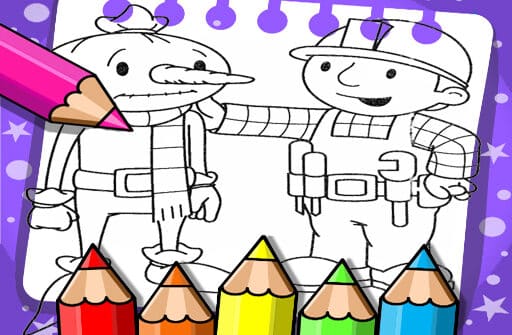 bob the builder coloring book