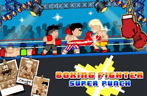 boxing fighter super punch