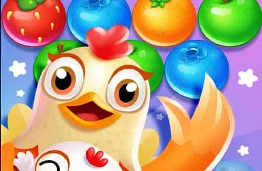 bubble shooter chicken