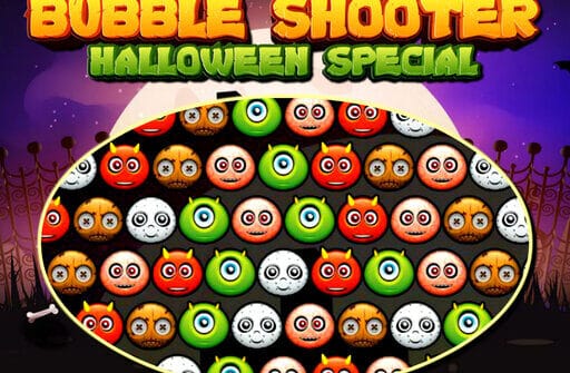 bubble shooter halloween special