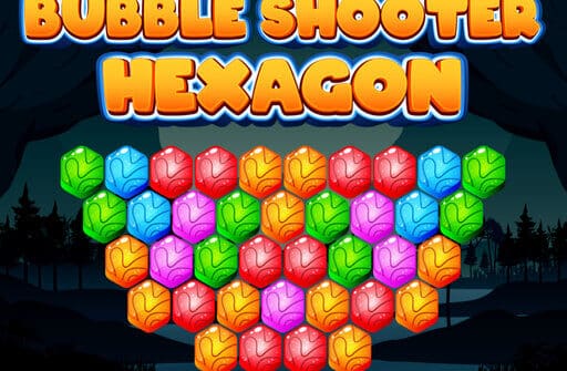 bubble shooter hexagon