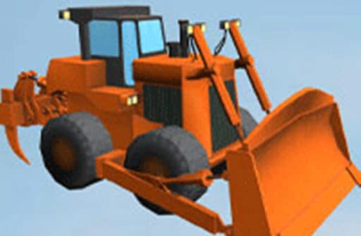 bulldozer crash race mad 3d racing game