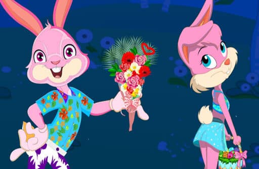 bunny love dressup