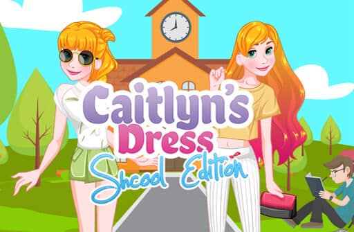 caitlyn dress up school edition