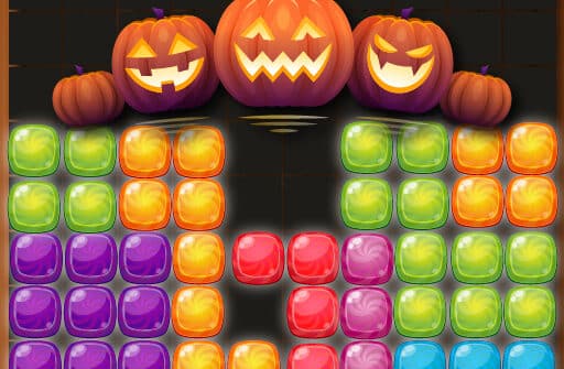 candy puzzle blocks halloween