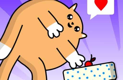 cats love cake