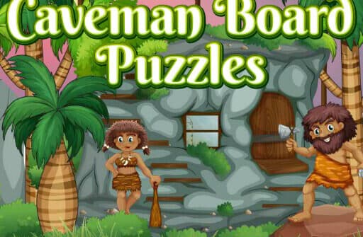 caveman board puzzles