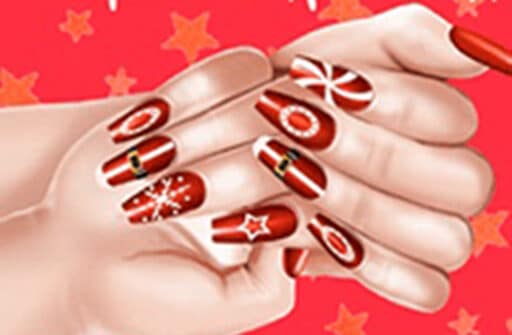 christmas fashion nail salon girl game