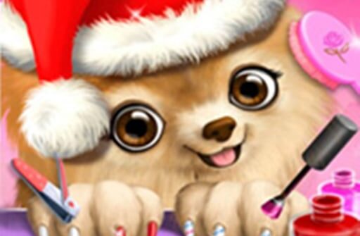 christmas salon santa claus and pets makeover