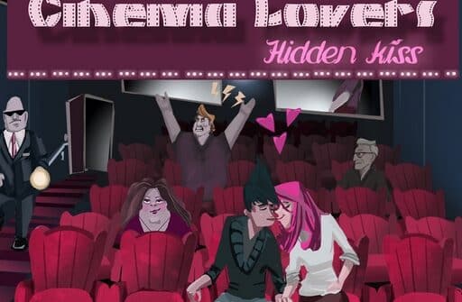 cinema lovers hidden kiss