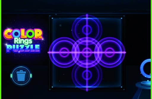 circle break color rings puzzle