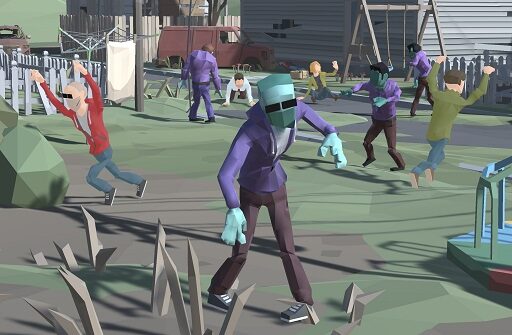 city apocalypse 3d of zombie crowd