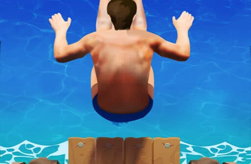 cliff diving 3d