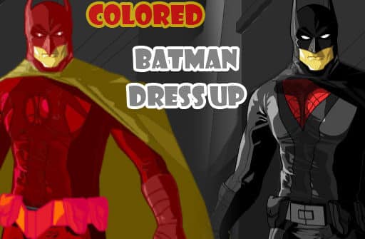 colored batman dress up