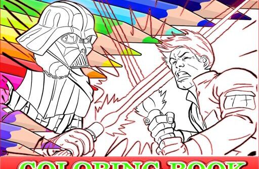 coloring book for darth vader