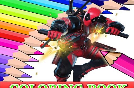 coloring book for deadpool